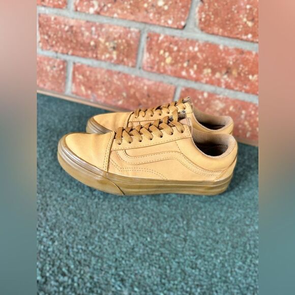 Vans Old Skool Mono Gum Vansbuck - Khaki size 5 M 6.5 W - Picture 12 of 12